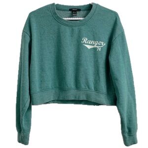 Green Ranger 74 Cropped Crewneck